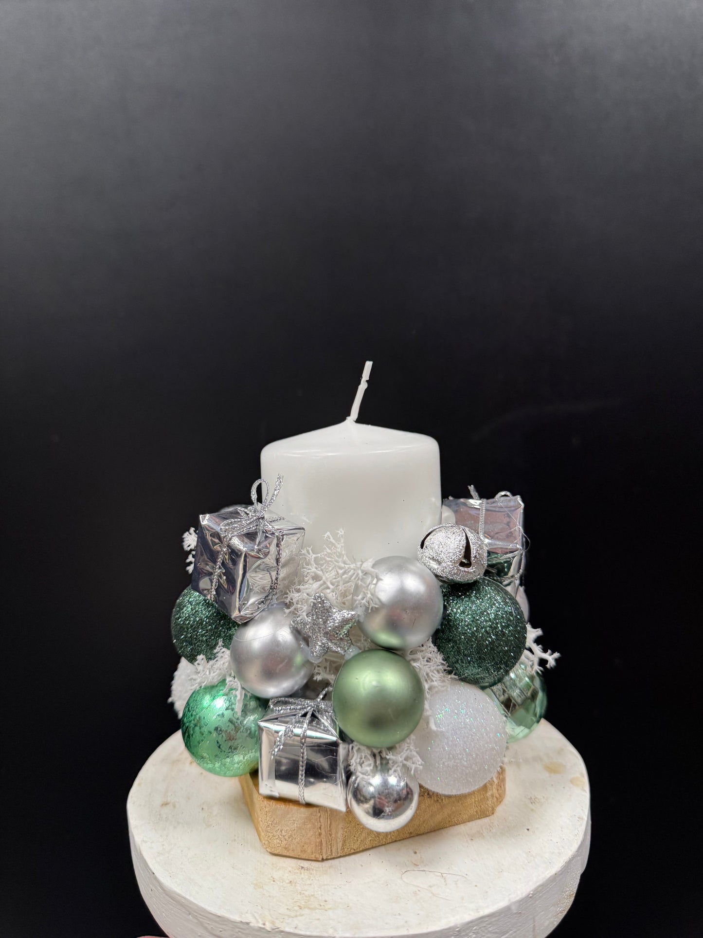 Centre de table une bougie