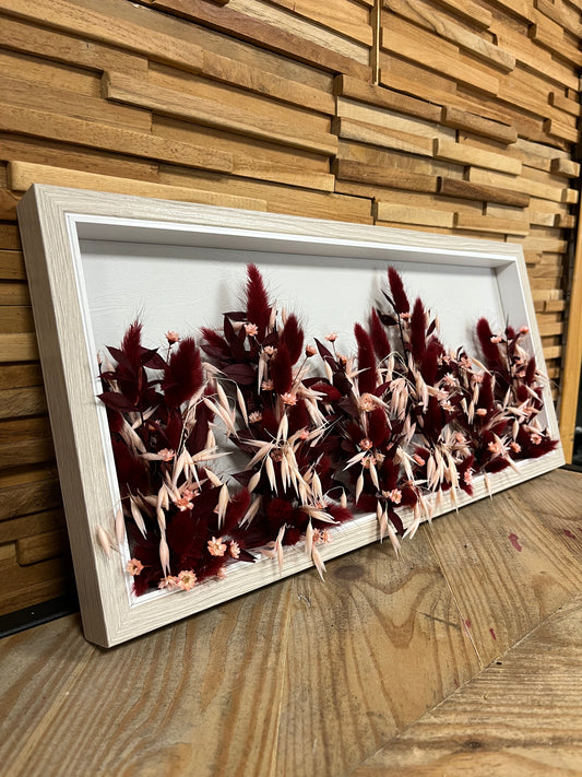 Cadre fleurs séchées