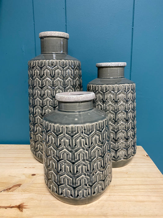 Vase gris