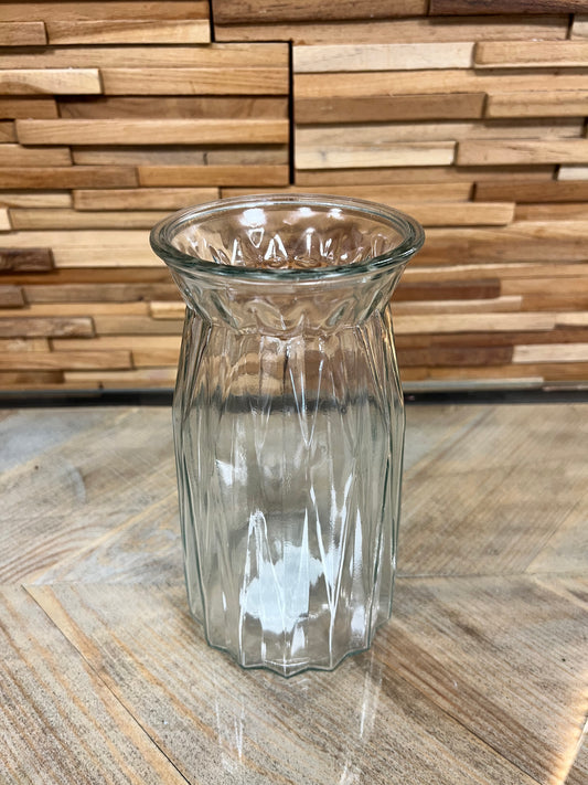 Vase graphique transparent